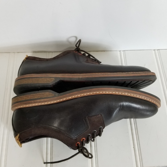 Clarks Pitney Walk Dark Brown Leather Derby Dress Shoes Men’s Size 12 main image 16
